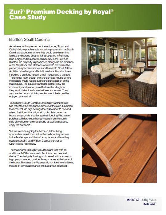 Zuri Premium Decking from Deck Supply Warehouse
